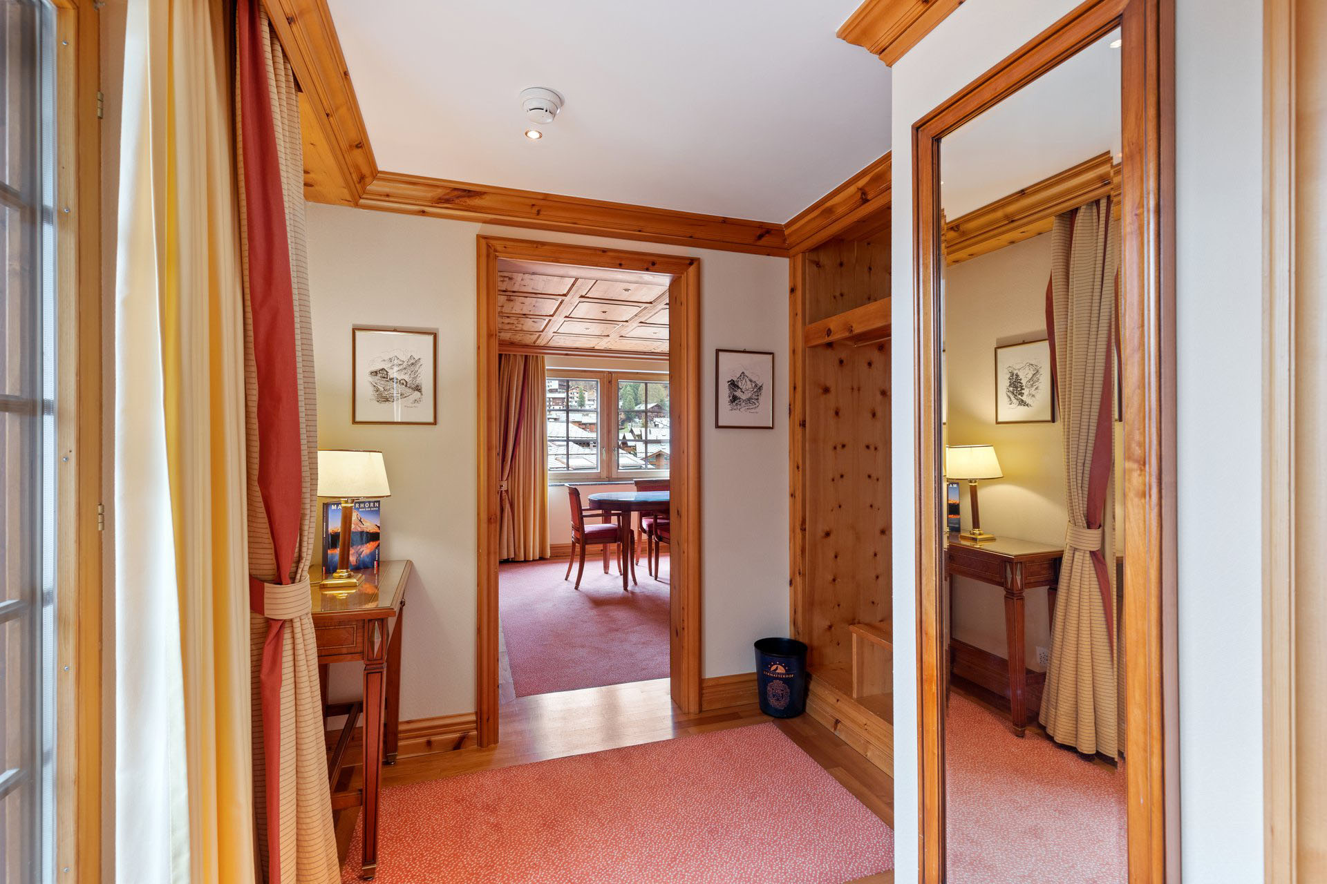 Classic Superior One Bedroom Suite Bedroom Space - Grand Hotel Zermatterhof