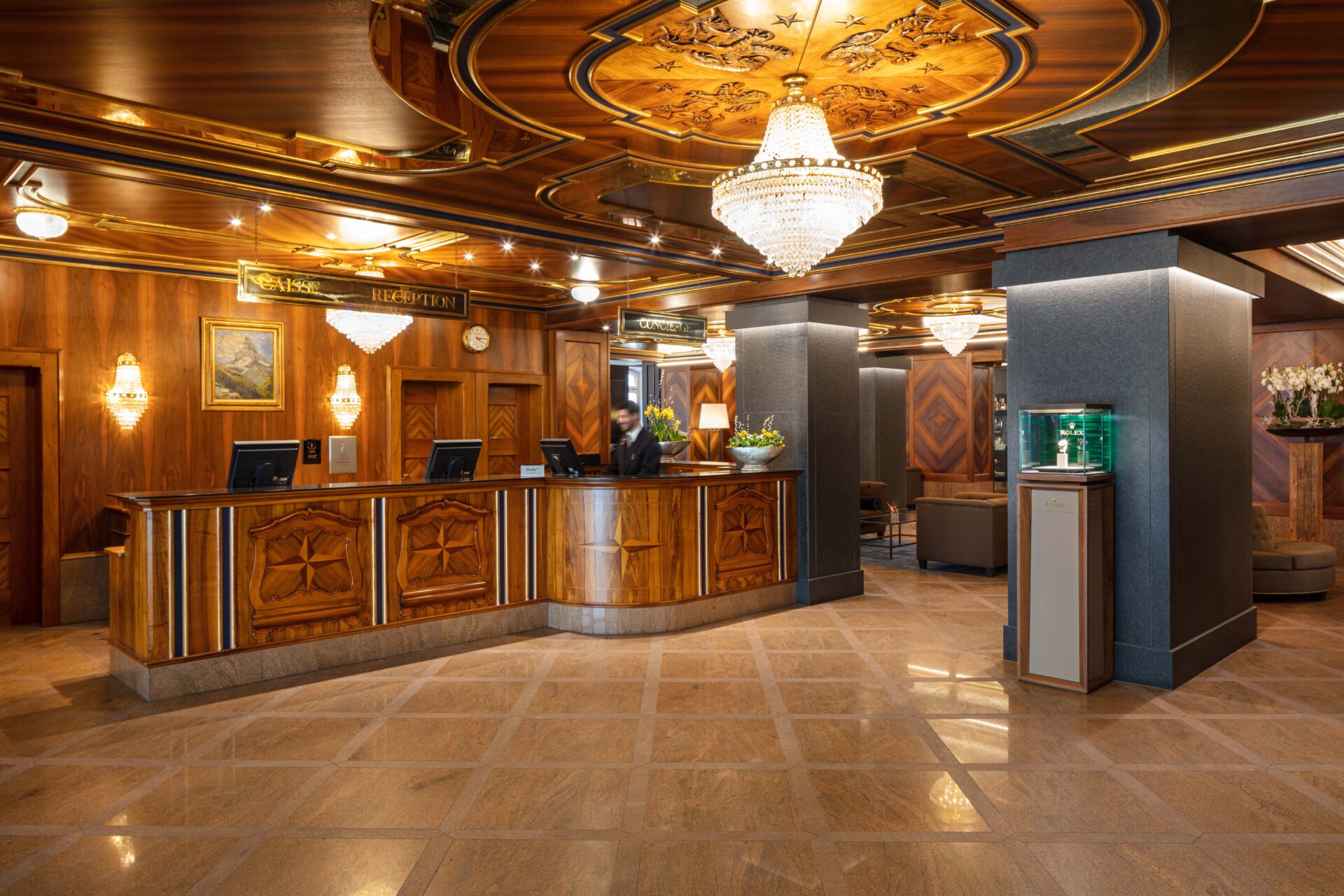 Lobby - Grand Hotel Zermatterhof